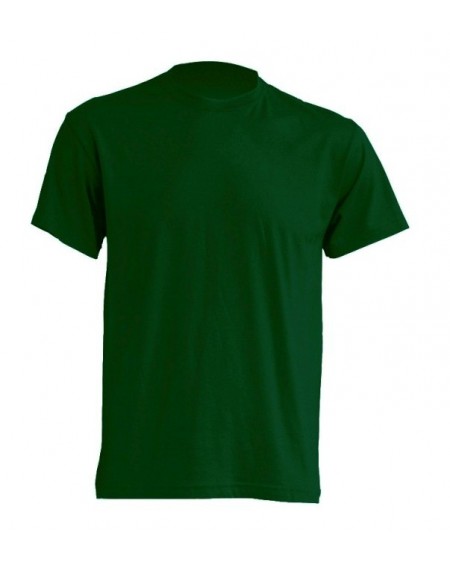 T-shirt - Męski - Butelkowy Zielony