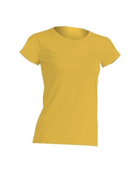 T-shirt - Damski -  Żółty